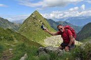01 Dalla Bocchetta di Budria (2216 m) il Pizzo del Vento (2235 m)